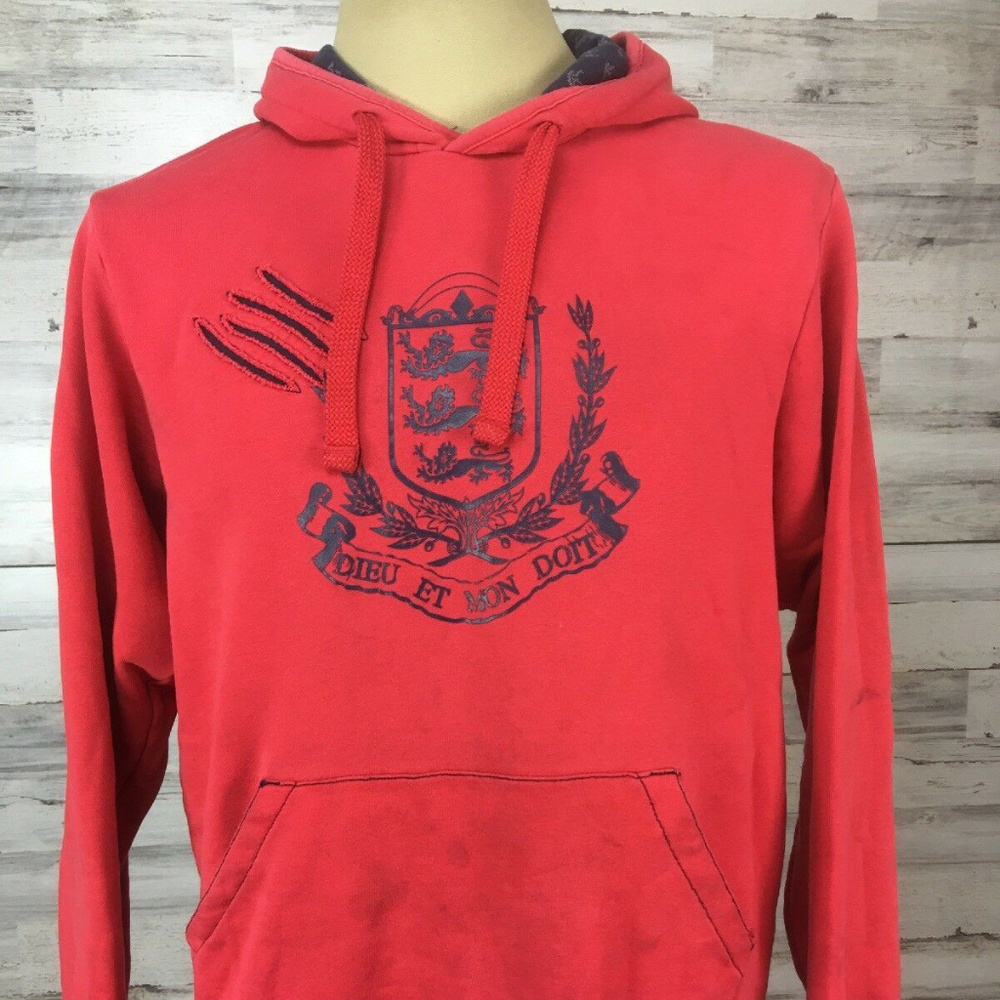 Puma England L Rugby Football Sweatshirt Hoodie